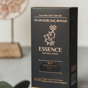 AYURVEDİK SAÇ BOYASI KOYU KESTANE KAHVE 9.0
