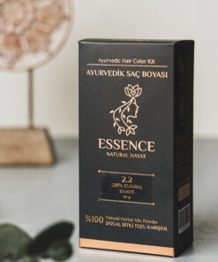 AYURVEDİK SAÇ BOYASI ORTA KUMRAL KAHVE 2.2